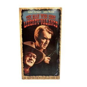 The Man Who Shot Liberty Valance VHS 1995 Best Of The West James Stewart
